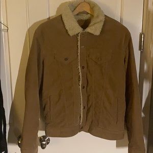 Lucky Brand Corduroy Trucker Jacket Tan